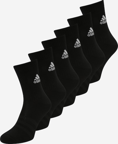 ADIDAS PERFORMANCE Urheilusukat 'Cushioned Sportswear Crew 6 Pairs' värissä musta / valkoinen, Tuotenäkymä