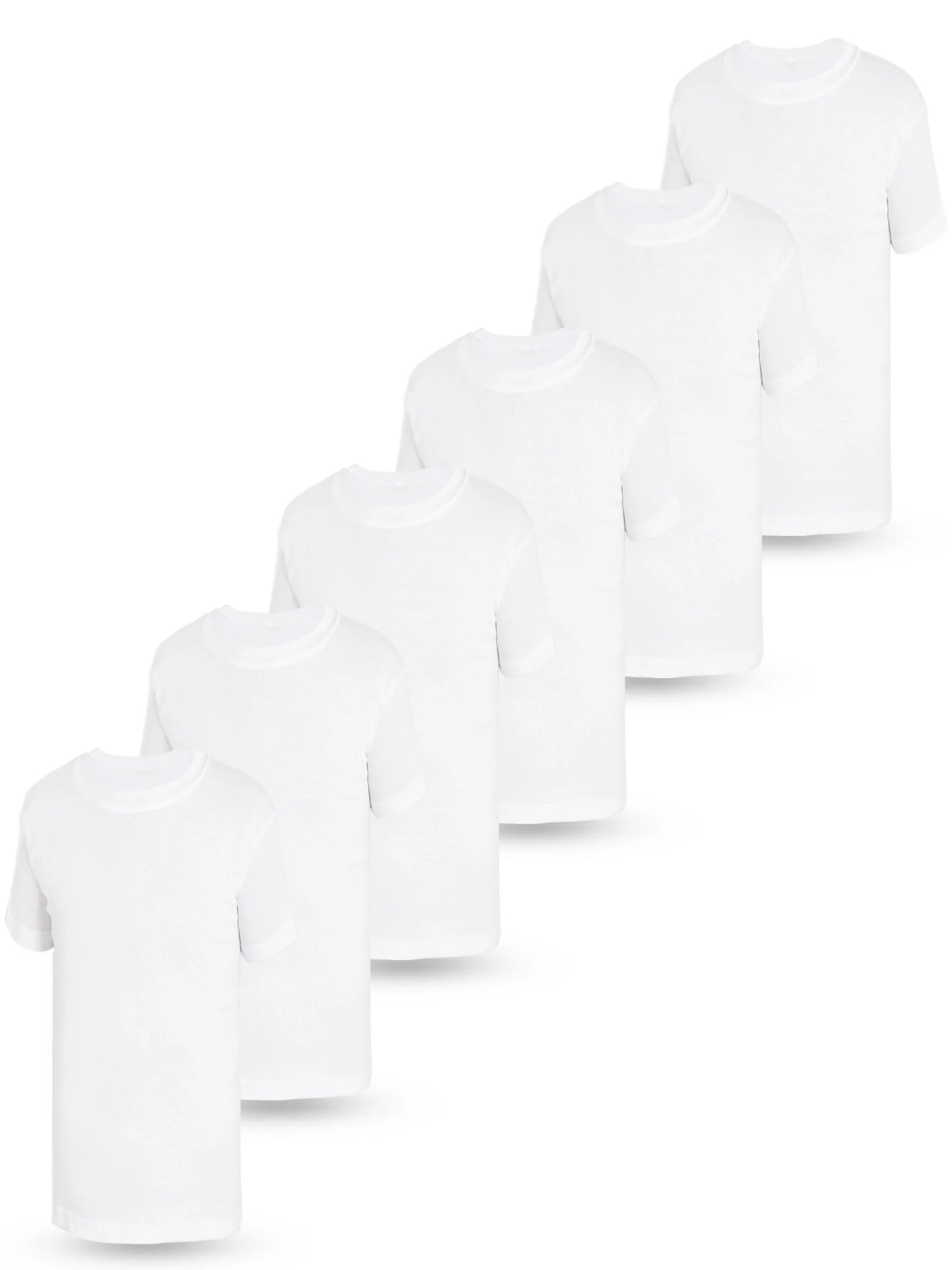 LOREZA Undershirt 'Jungen Unterhemden Alfred' in White: front