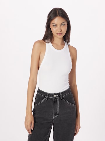 Free People Shirt body 'BREXLEY' in Wit: voorkant