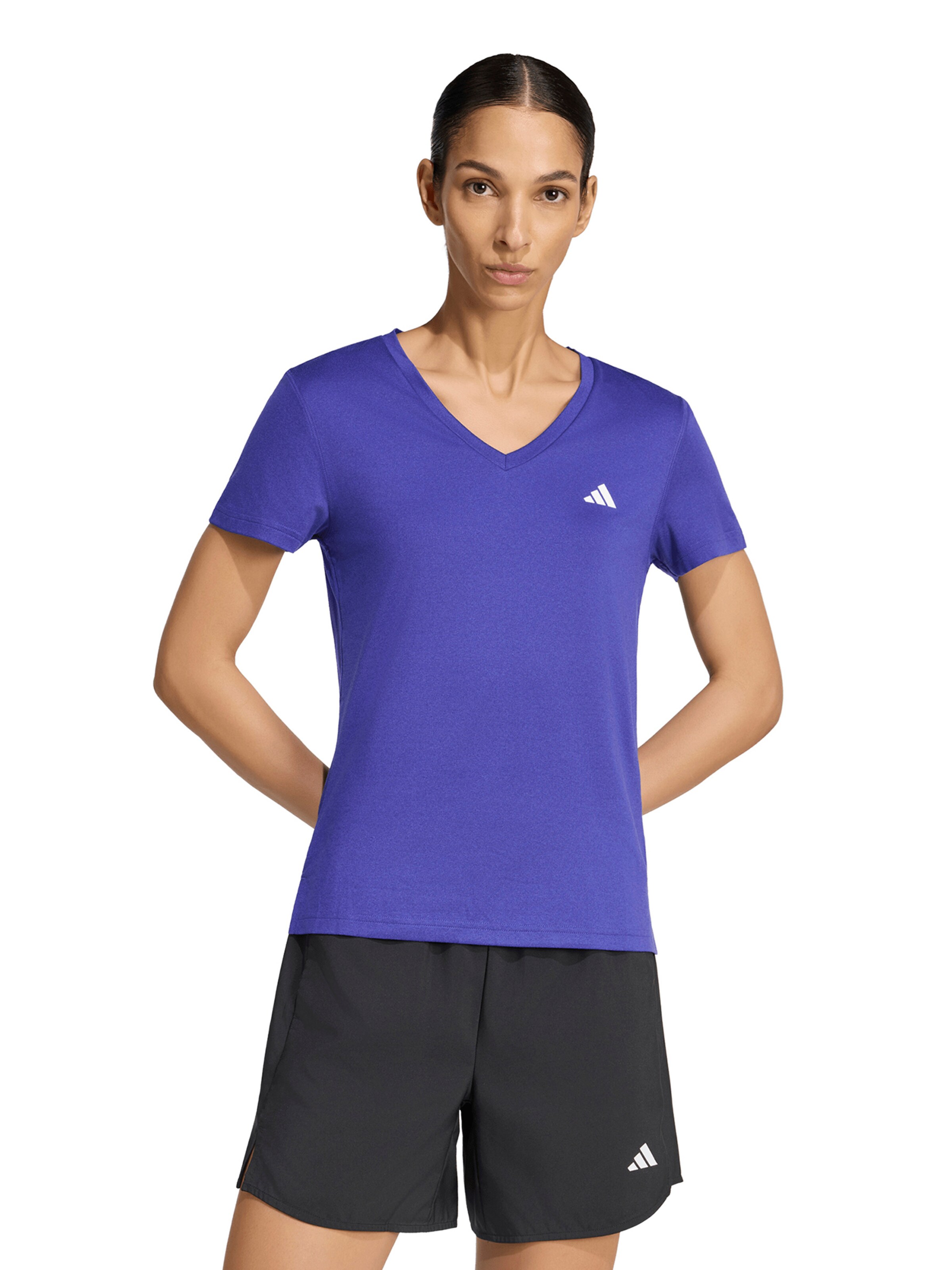 Tricou funcțional 'Essentials' de la ADIDAS PERFORMANCE pe mov: față