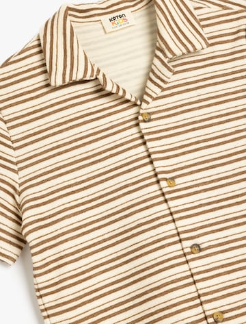 Koton Regular Fit Shirt in Braun