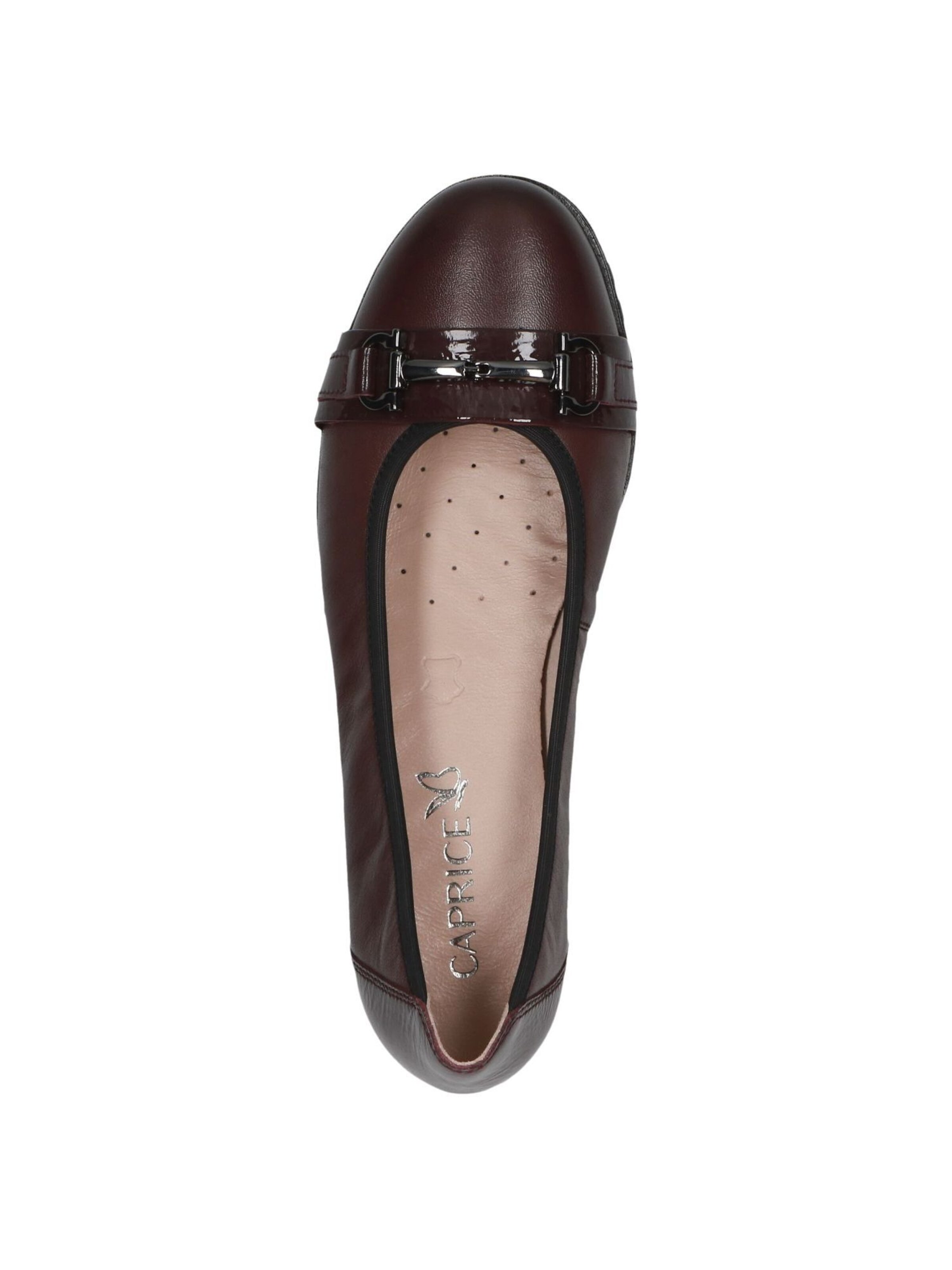 CAPRICE Ballet Flats in Red: front