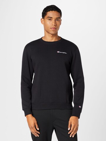 Sweat-shirt 'Classic' Champion Authentic Athletic Apparel en noir : devant