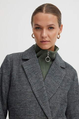 ICHI Between-Seasons Coat 'Janny' in Grey