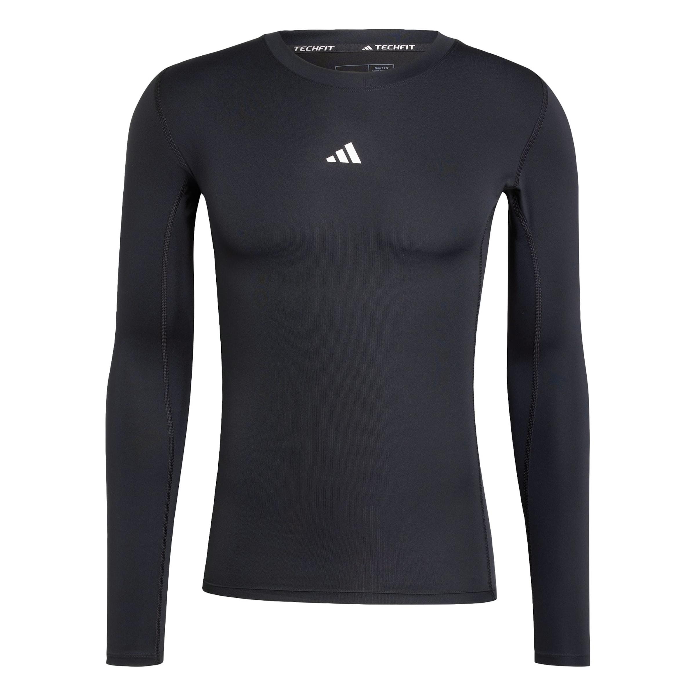 Maglia funzionale 'TECHFIT Compression Training Long Sleeve' ADIDAS PERFORMANCE di colore nero / bianco, Visualizzazione prodotti