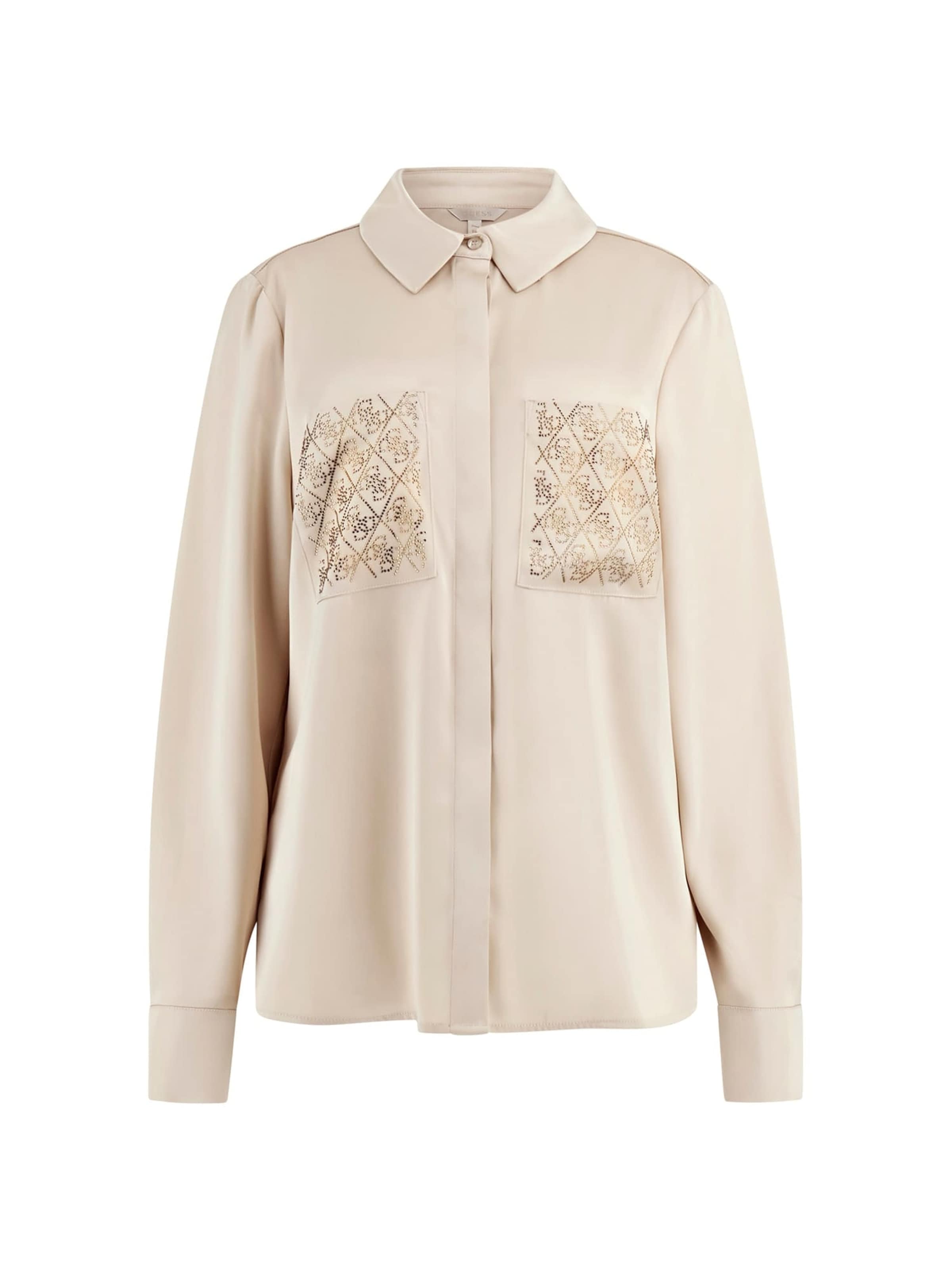 GUESS Bluse in Beige: Vorderseite