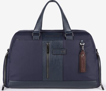 Borsa weekend di Piquadro in blu: frontale