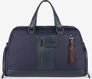 Piquadro Weekender in Blue: front