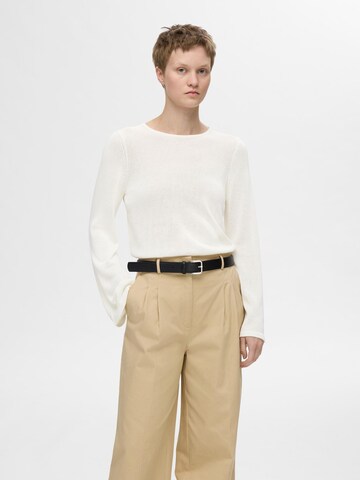 SELECTED Trui in Beige: voorkant