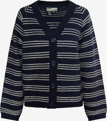 DreiMaster Vintage Knit Cardigan 'Imane' in Blue: front