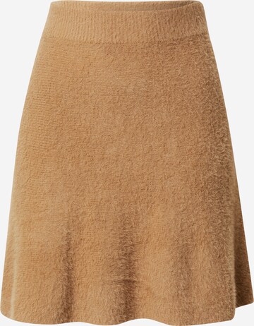 VILA Skirt in Beige: front