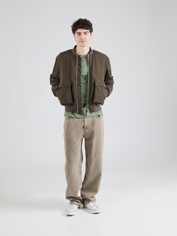 Lee Shirt 'MEDIUM WOBBLY LEE TEE' in Green