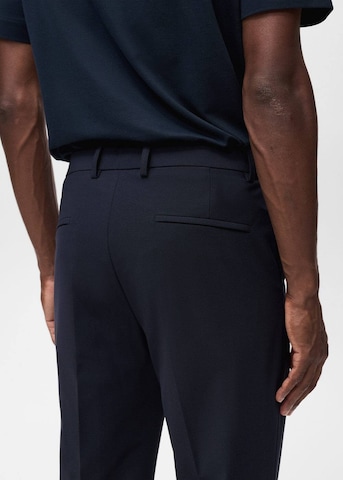 MANGO MAN Slimfit Hose 'Zurich' in Blau