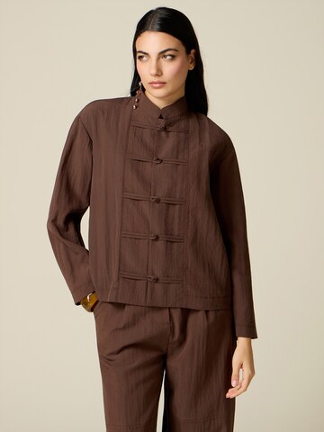 oltre - Chaqueta de entretiempo en marrón