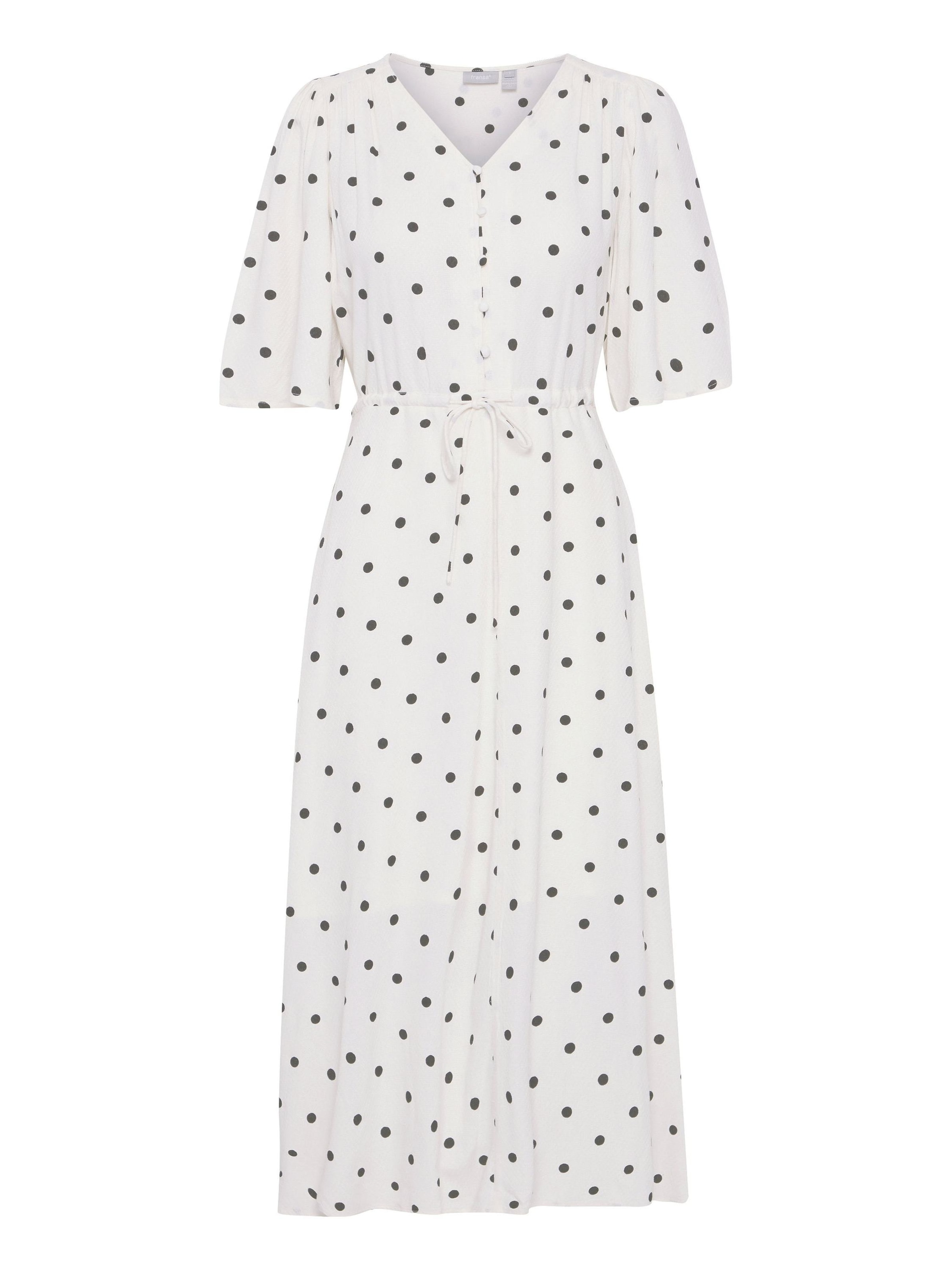 Fransa Blusekjole 'Kamma' i hvid: forside