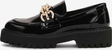 Kazar Classic Flats in Black: front