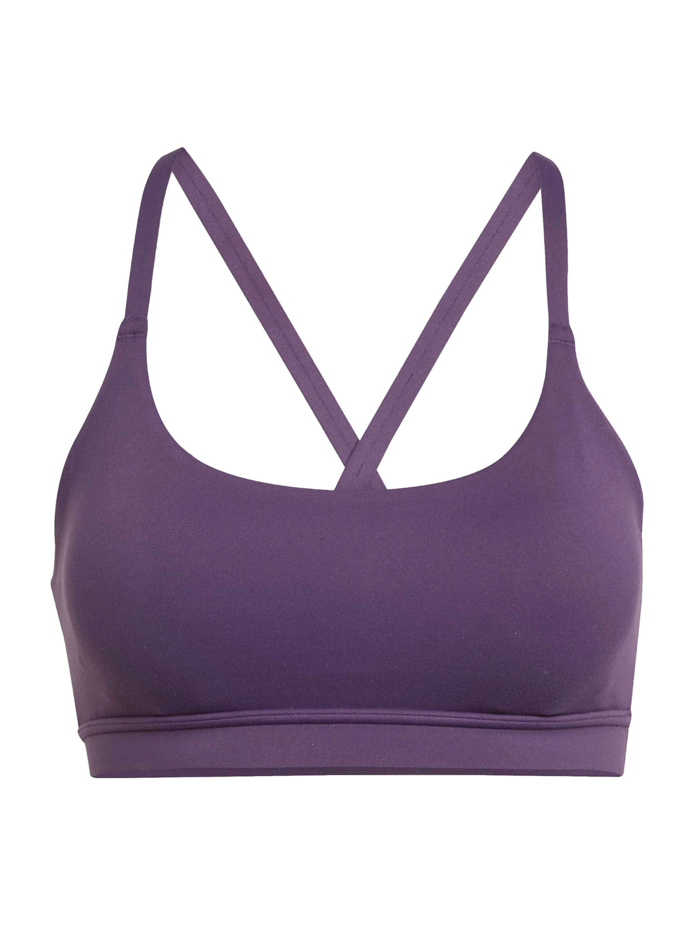 ADIDAS PERFORMANCE Bustier Urheilurintaliivit 'ALL ME' värissä lila: etupuoli