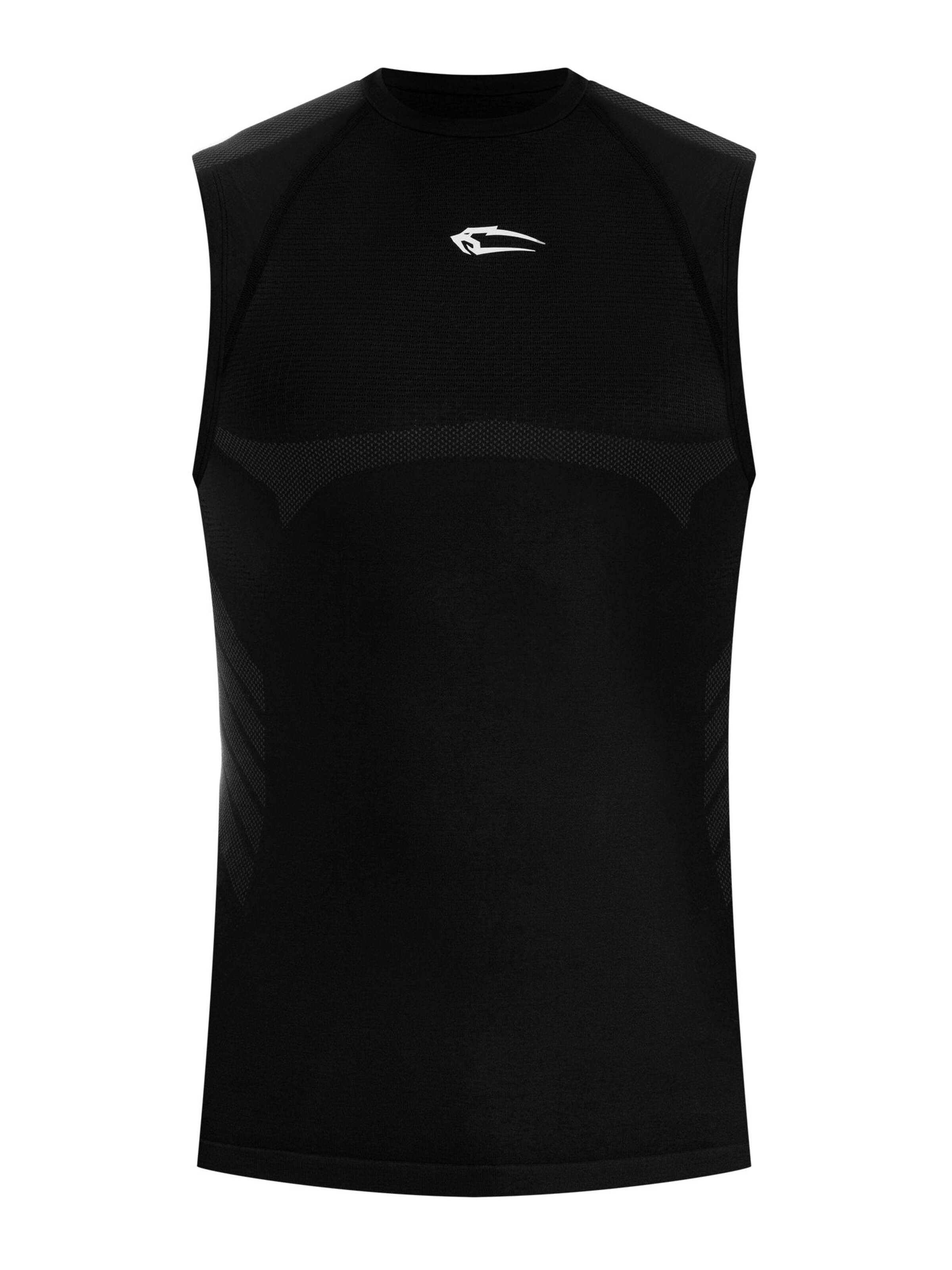 Smilodox Compression Tank Top Carnos in Schwarz: Vorderseite