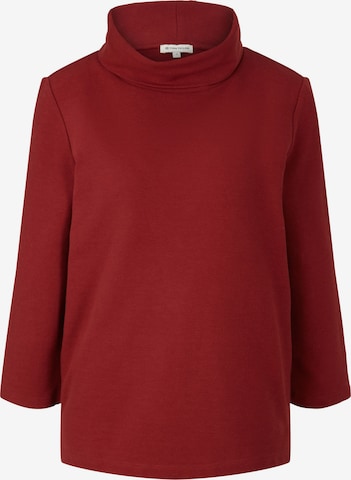 TOM TAILOR Shirt in Rood: voorkant