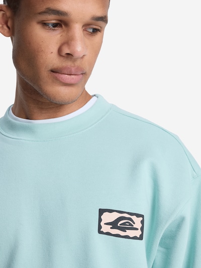 QUIKSILVER Športová mikina 'Elevated' - béžová / pastelovo modrá / čierna, Produkt