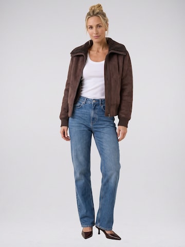 No. 1 Como Jacke 'CLEVELAND' in Braun: Vorderseite