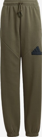 ADIDAS SPORTSWEAR Tapered Workout Pants 'Future Icons' in Green: front