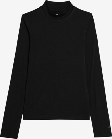 Sweat-shirt 4F en noir : devant