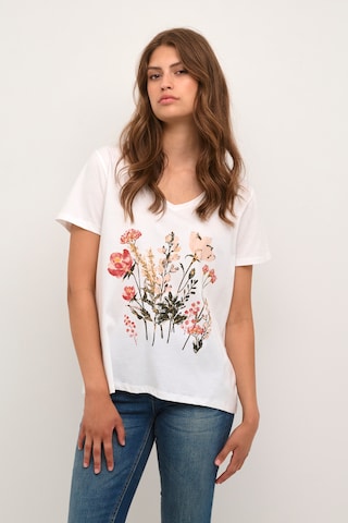 T-shirt 'Elvire' Cream en blanc : devant