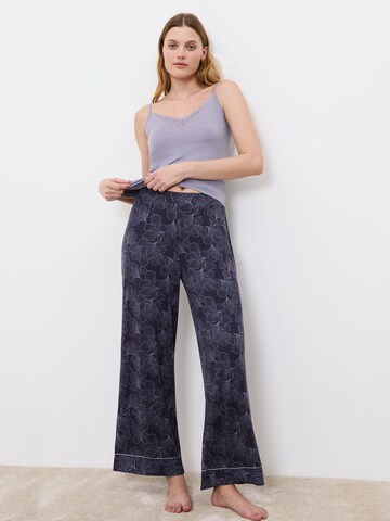 TRIUMPH Pajama pants ' Aura Spotlight ' in Blue