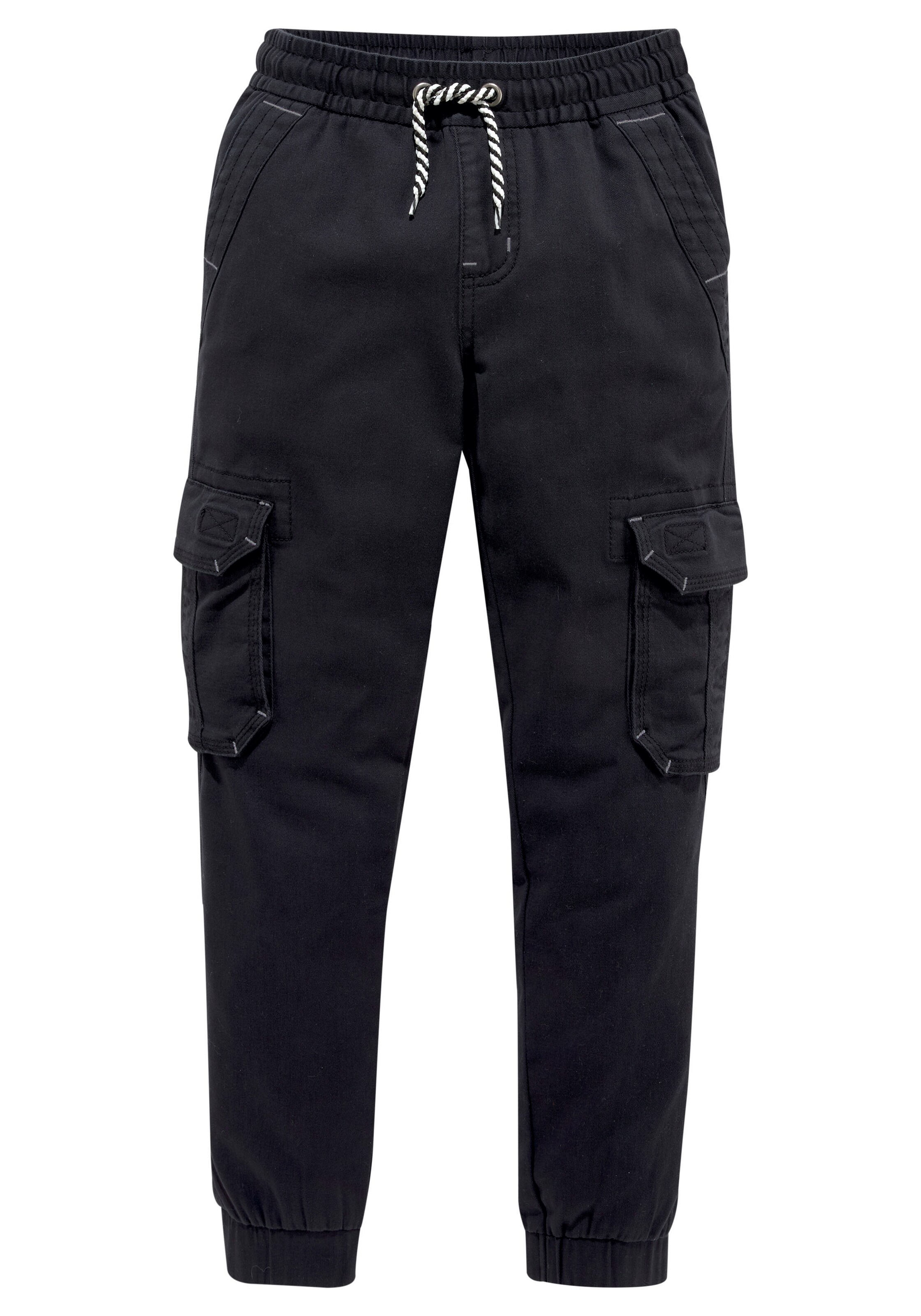 Kidsworld Tapered Hose in Schwarz: Vorderseite