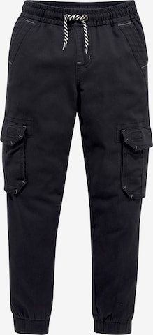 Kidsworld Tapered Pants in Black: front