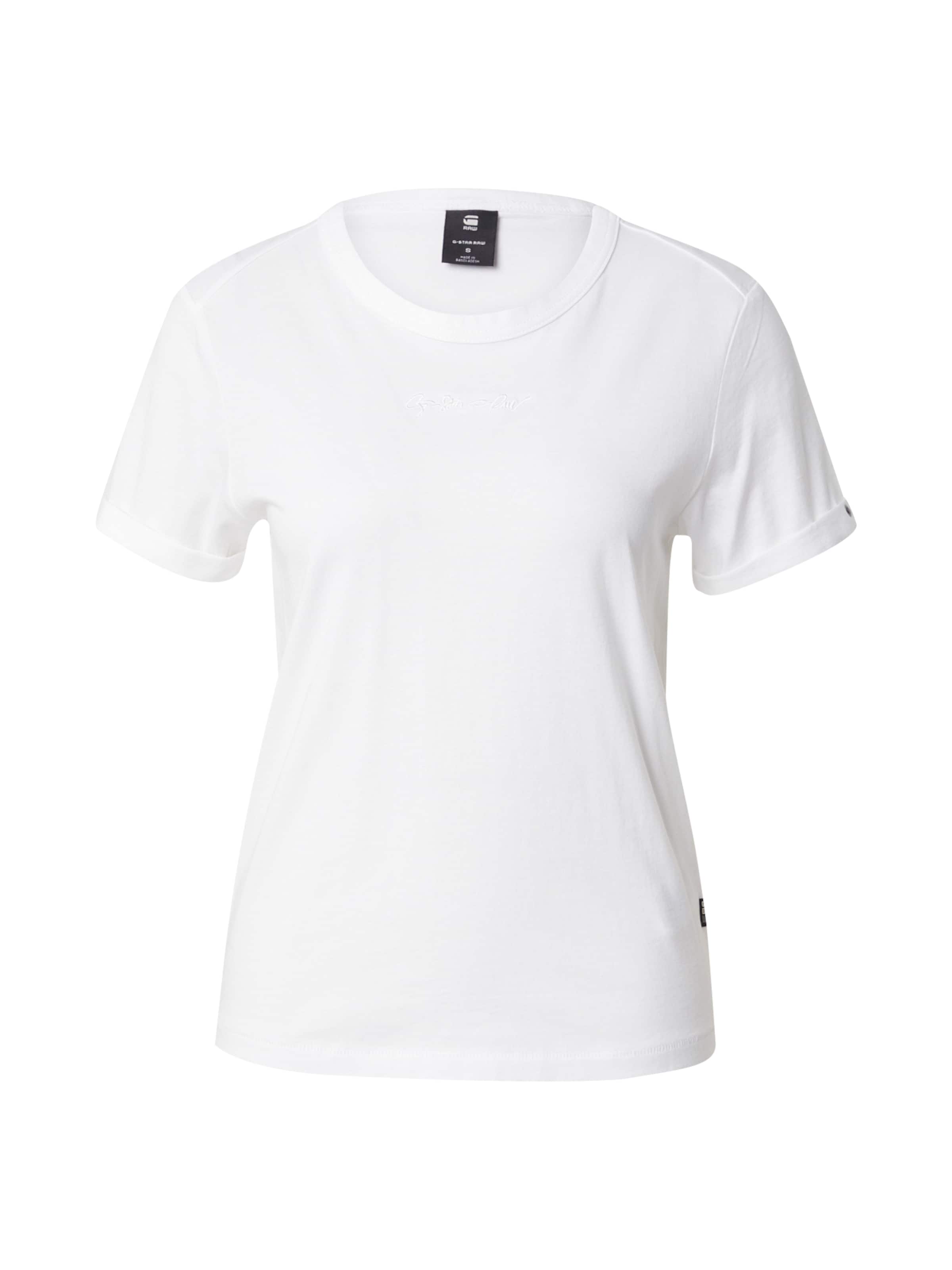 Maglietta di G-STAR in bianco: frontale