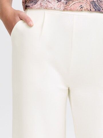 Fransa Loose fit Trousers 'FRAURORA' in White
