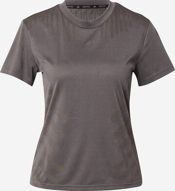 ADIDAS PERFORMANCE Functioneel shirt 'HR HIIT AIRCH' in Bruin: voorkant