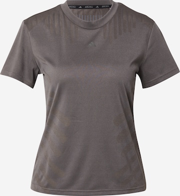 T-shirt fonctionnel 'HR HIIT AIRCH' ADIDAS PERFORMANCE en marron : devant