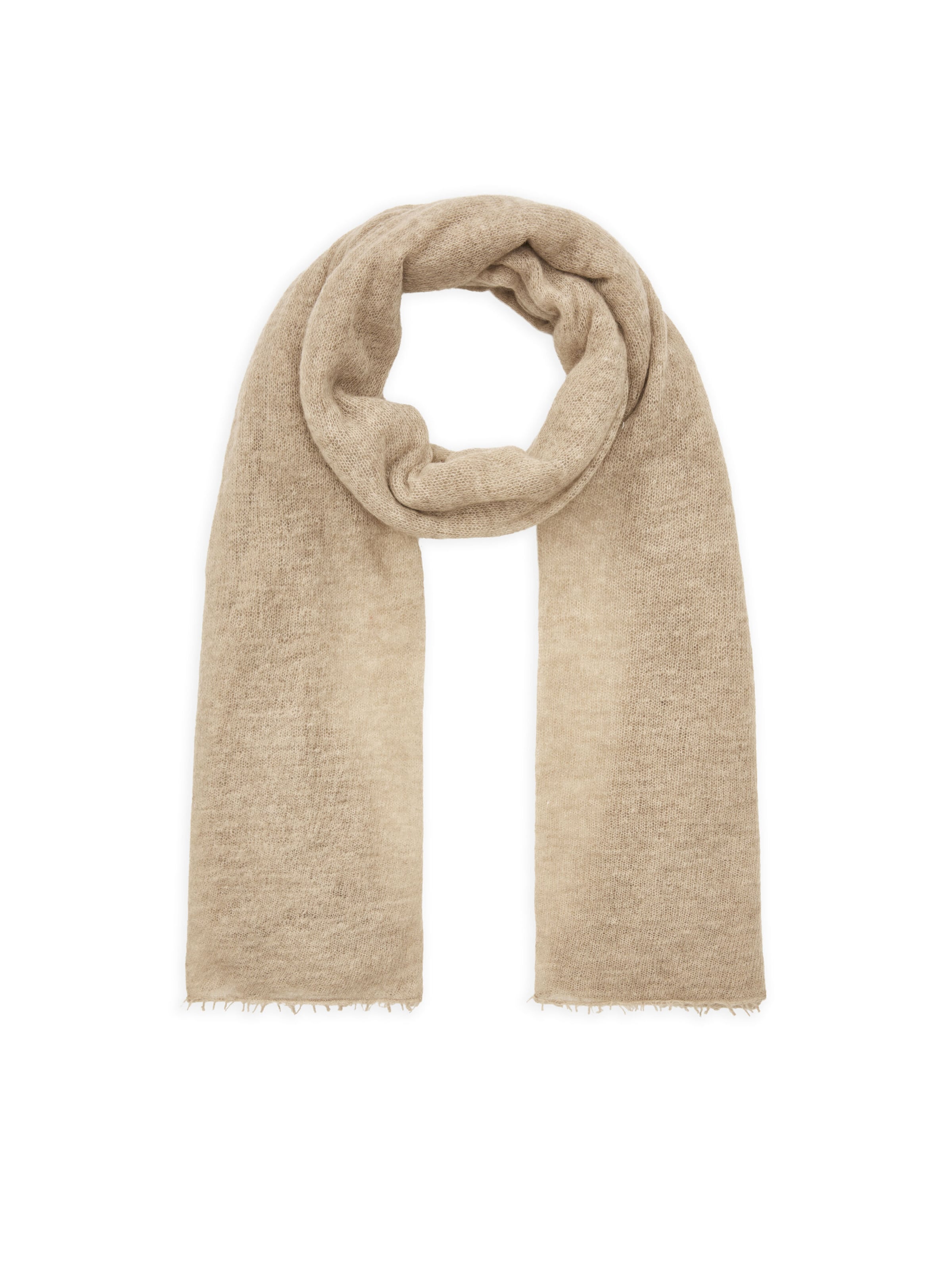 CODELLO Scarf in Beige: front
