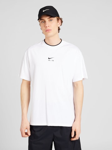 Nike Sportswear Μπλουζάκι 'AIR' σε λευκό: μπροστά