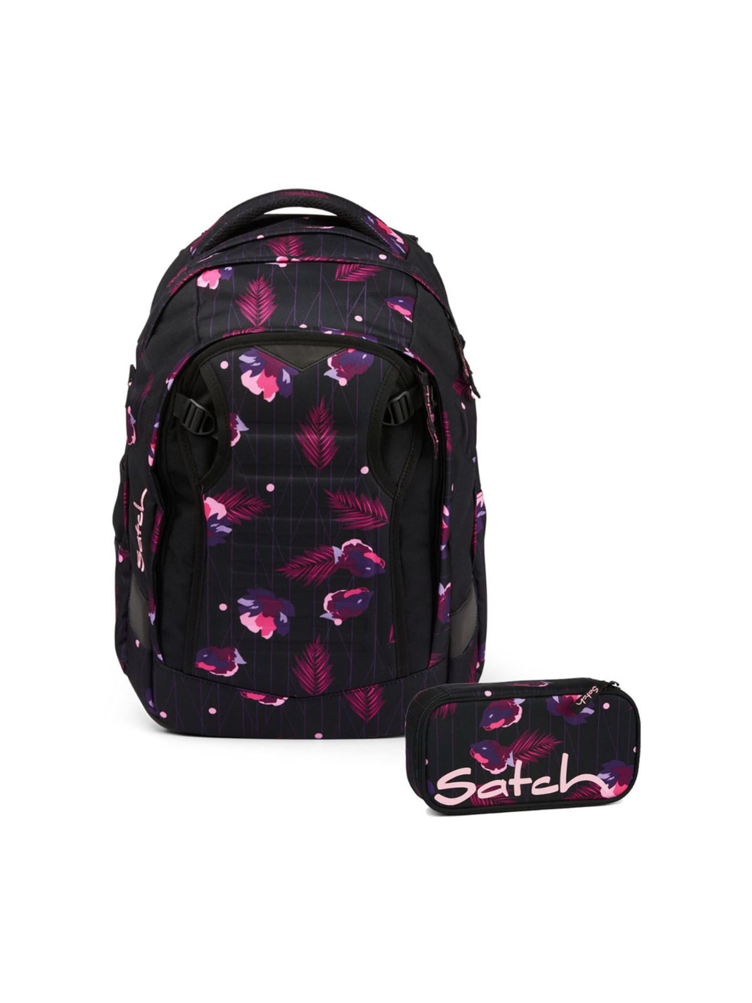 Satch Backpack 'Match 2tlg' in Pink: front
