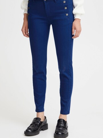 Coupe slim Jean 'Max' Fransa en bleu
