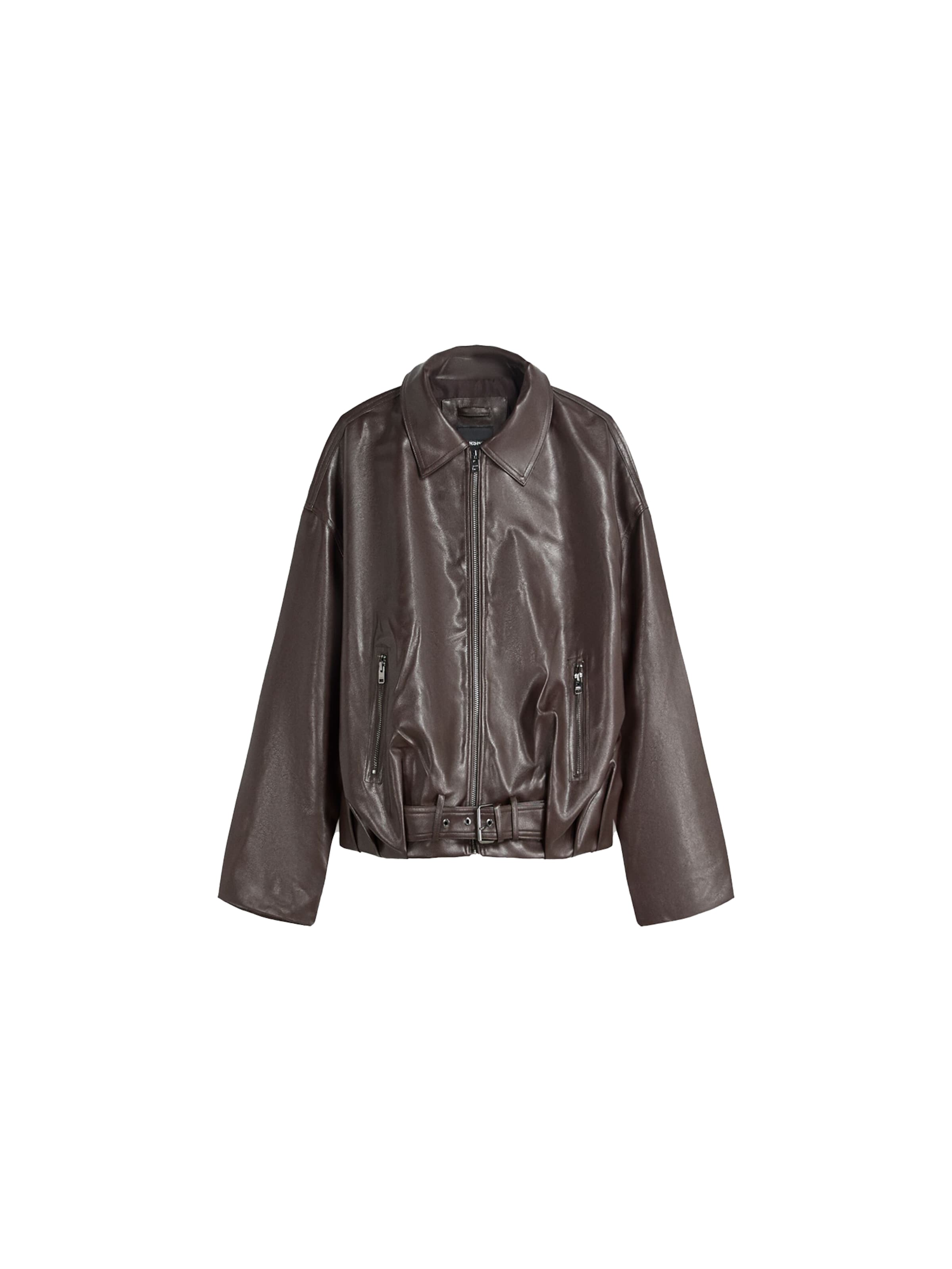 Geacă de primăvară-toamnă Bershka pe ciocolatiu, Vizualizare produs