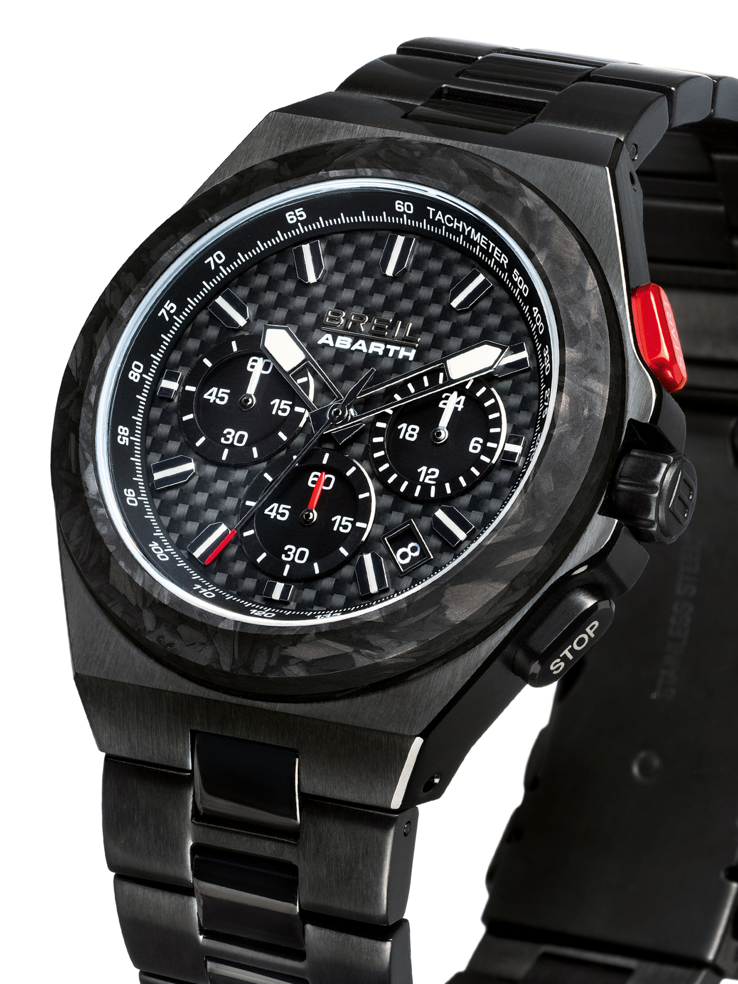 Breil Analog Watch 'ABARTH' in Black