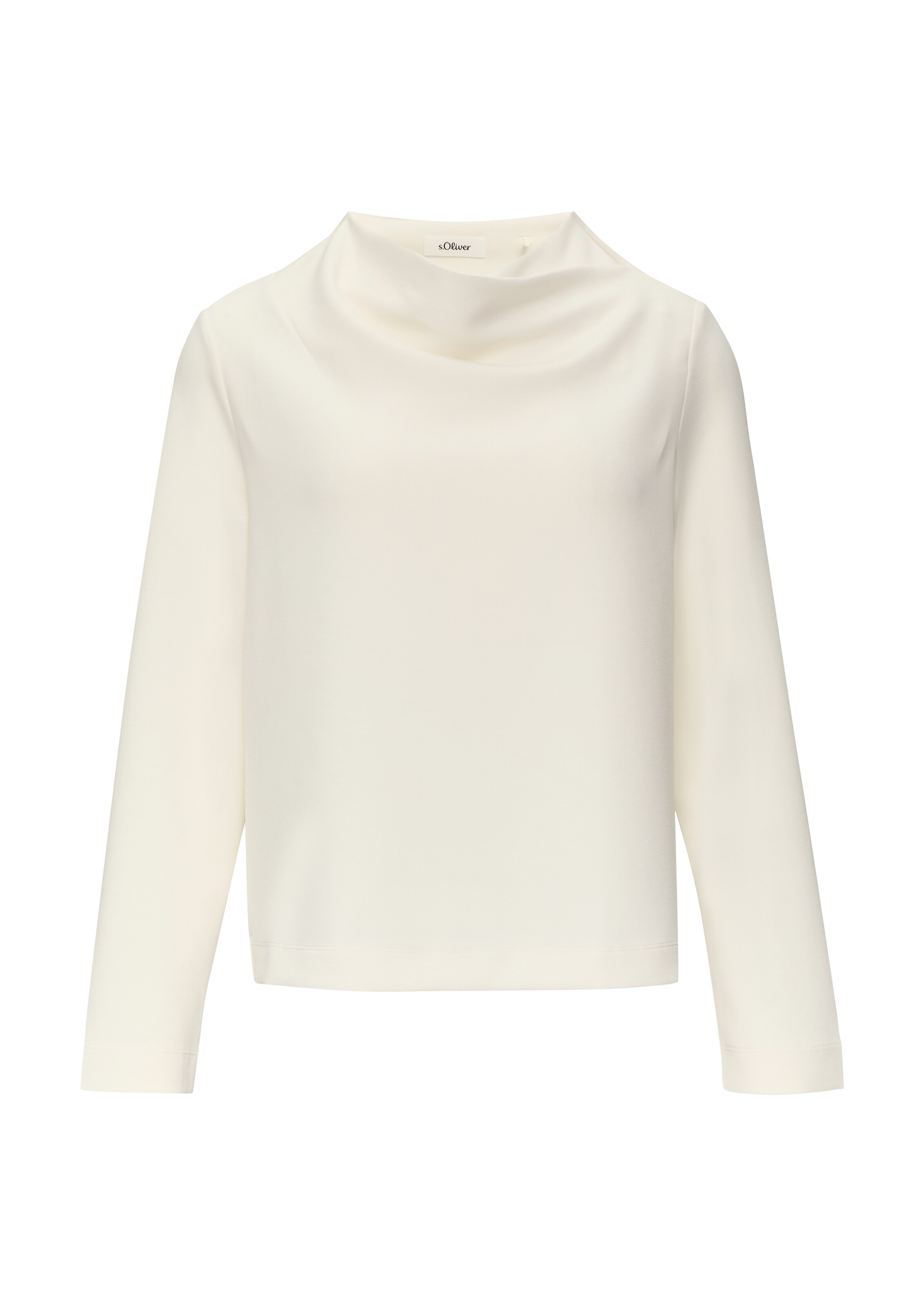 T-shirt s.Oliver BLACK LABEL en beige : devant