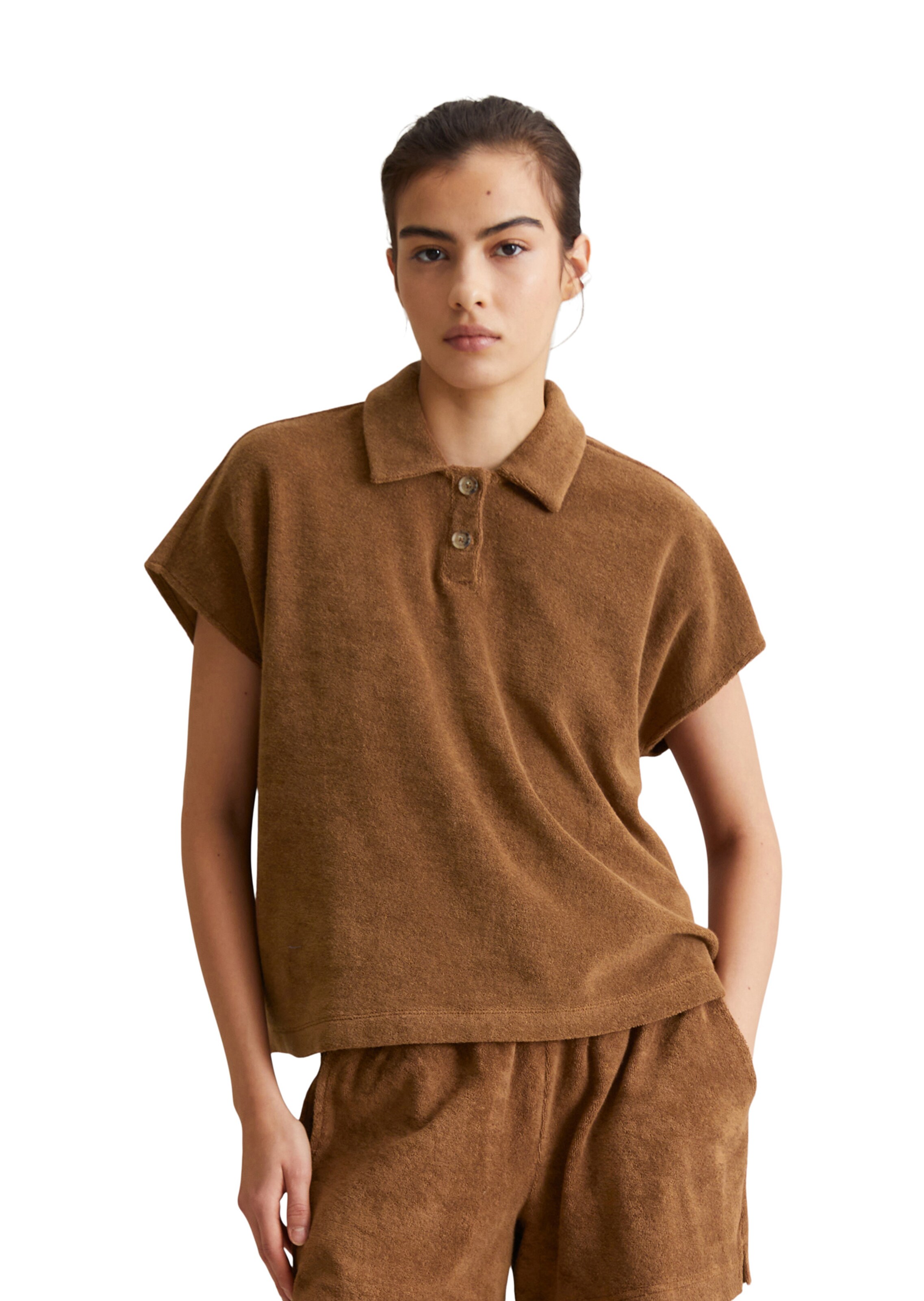 Marc O'Polo DENIM Shirt in Brown: front