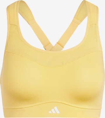 ADIDAS PERFORMANCE Sports Bra in Orange: front