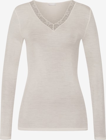 T-shirt ' Woolen Lace ' Hanro en blanc : devant