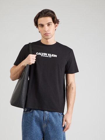 Calvin Klein Μπλουζάκι '30s' σε μαύρο: μπροστά