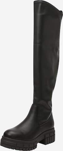 TT. BAGATT Over the Knee Boots 'Tonic' in Black: front