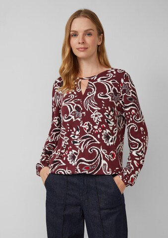 s.Oliver Blouse in Rood: voorkant
