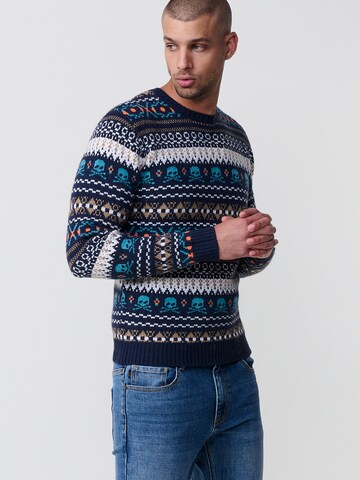 KOROSHI Sveter - Modrá