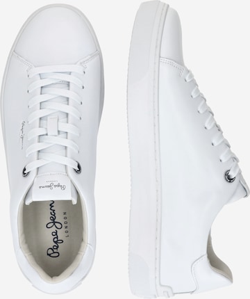 Pepe Jeans - Sapatilhas baixas 'CAMDEN BASIC' em branco